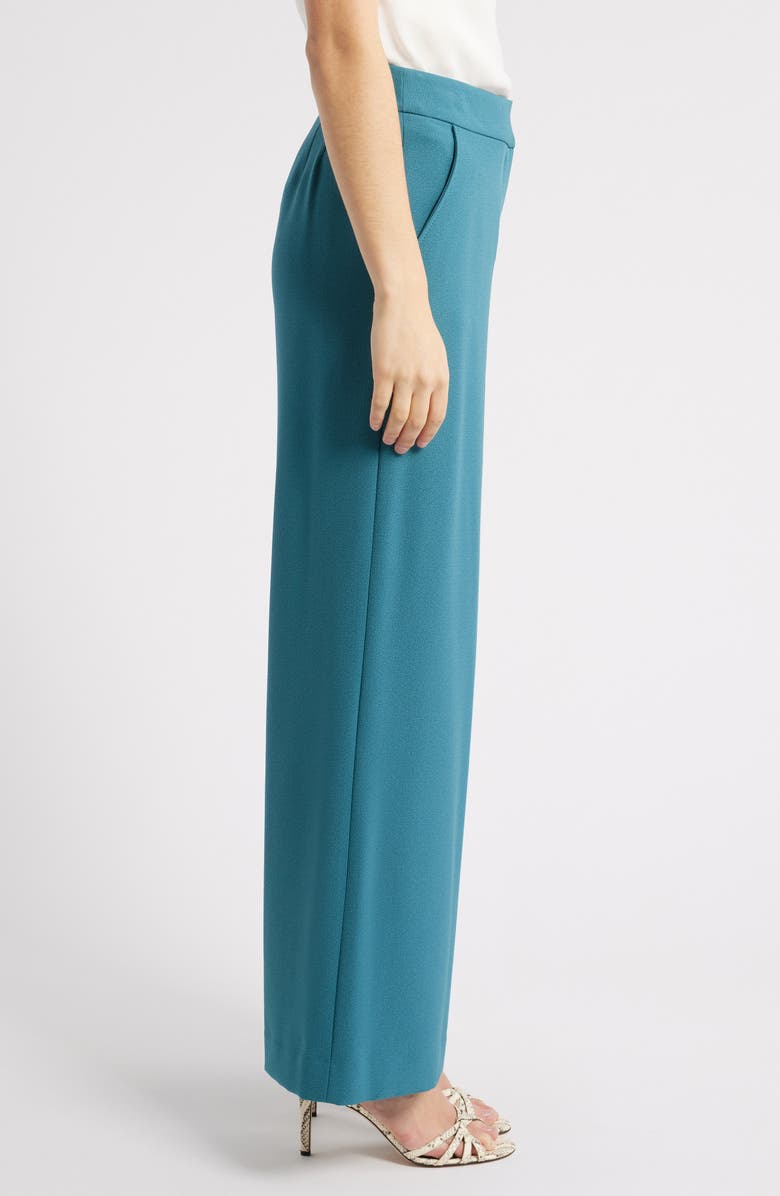 Tahari ASL Wide Leg Pants, Alternate, color, Eucalyptus