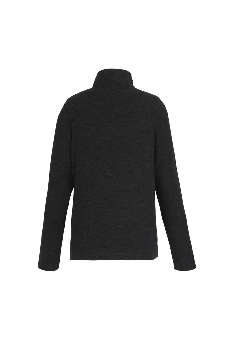 Sweetheart Quarter Zip Fleece Top, Alternate, color, Seal Grey