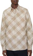 Burberry Regular Fit Check Cotton Shirt