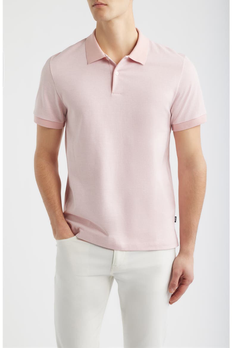 Parlay Cotton Piqué Polo, Main, color, LIGHT/ PASTEL PINK