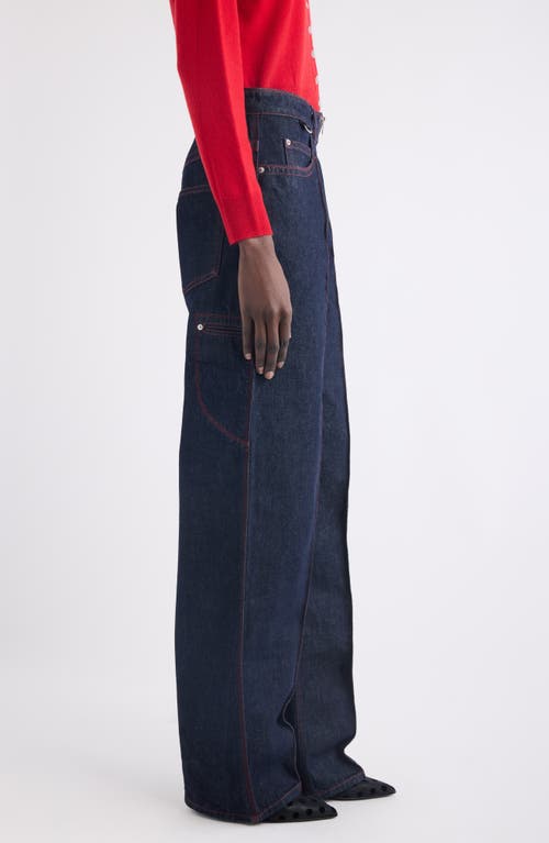 Isabel Marant Stely Flare Leg Jeans In Blue