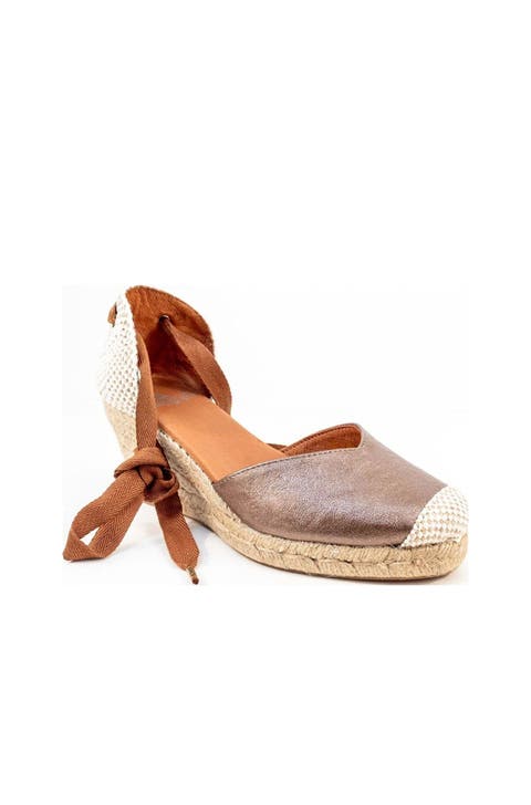 Jimena Mid Laces Espadrille Sandal