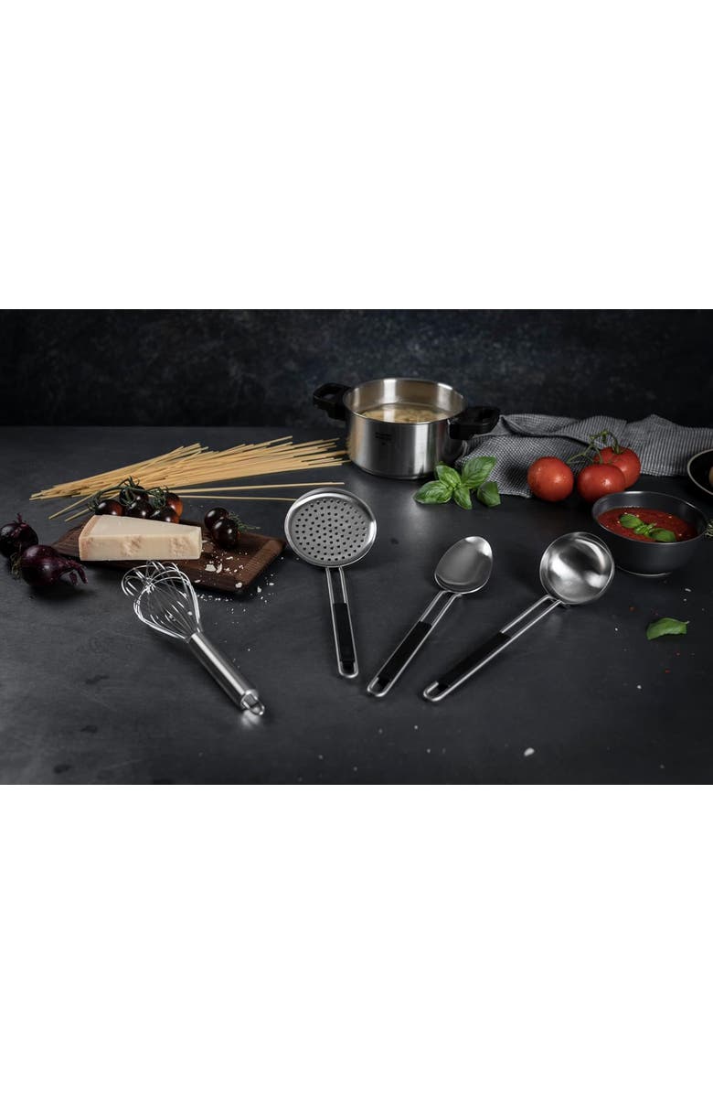 Kuhn Rikon Stainless Steel Essential Ice Cream Scoop with Long Handle, Alternate, color, Silver