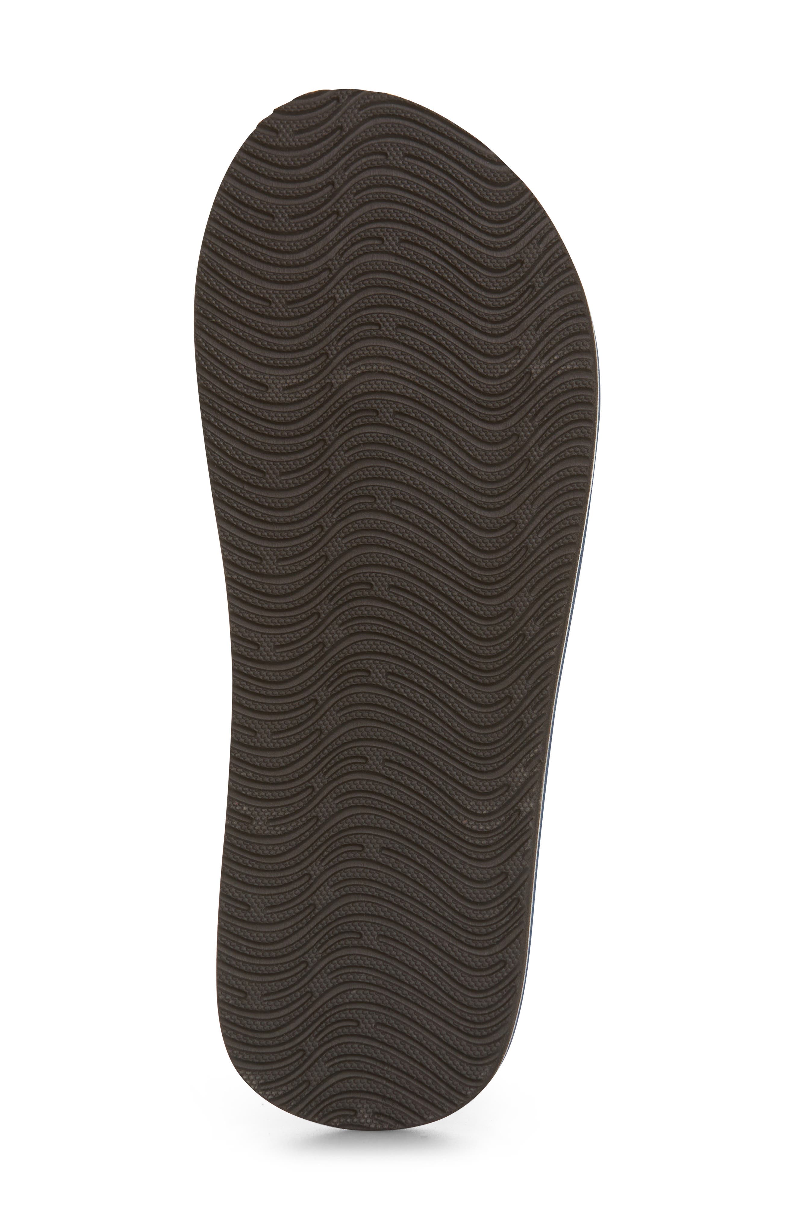 James Canvas Flip Flop, Alternate, color, NAVY