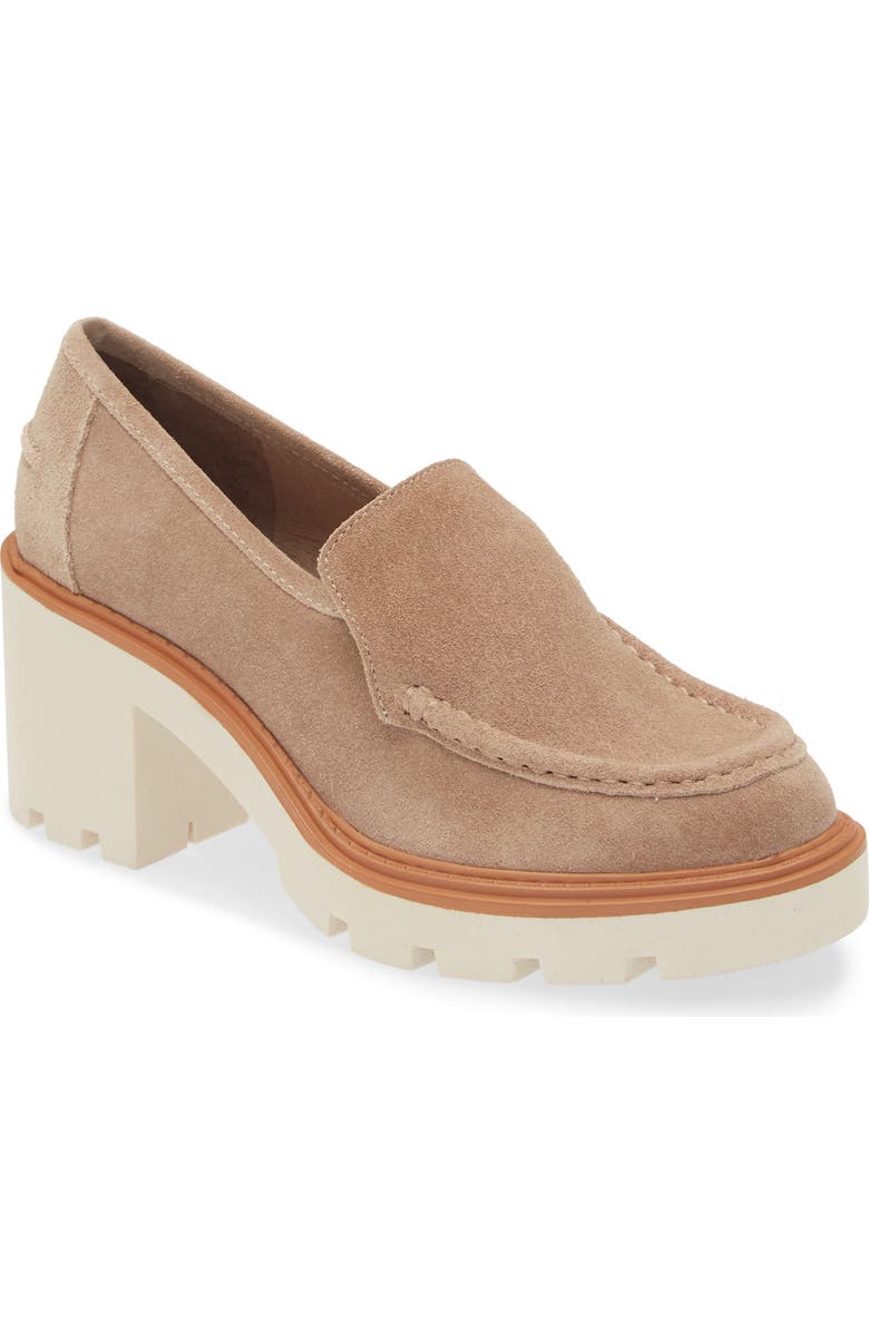 Chocolat Blu Finna Platform Loafer Pump, Main, color,