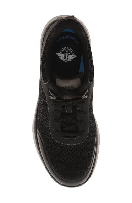 Dockers Mens Go-4-it Active Rebound Knit Sneaker In Black