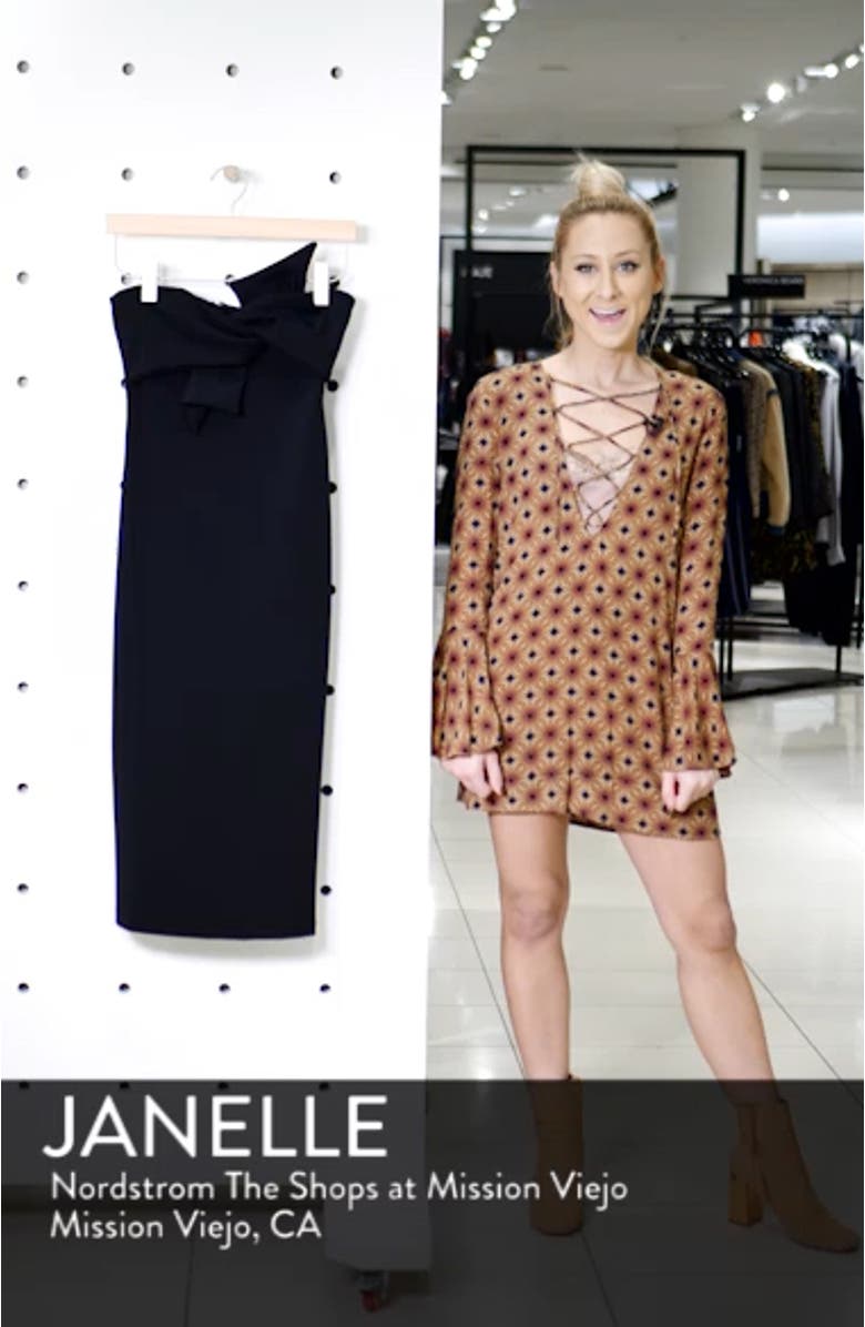 Twist Bow Sheath Dress, sales video thumbnail