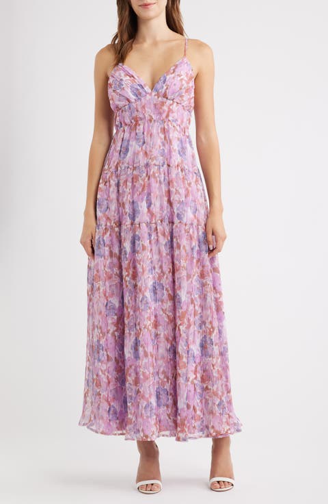 Shannon Tie Back Maxi Cocktail Dress