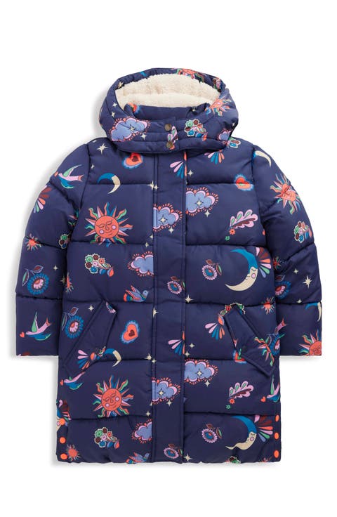 Kids' Hooded Longline Puffer Coat (Toddler, Little Kid & Big Kid)