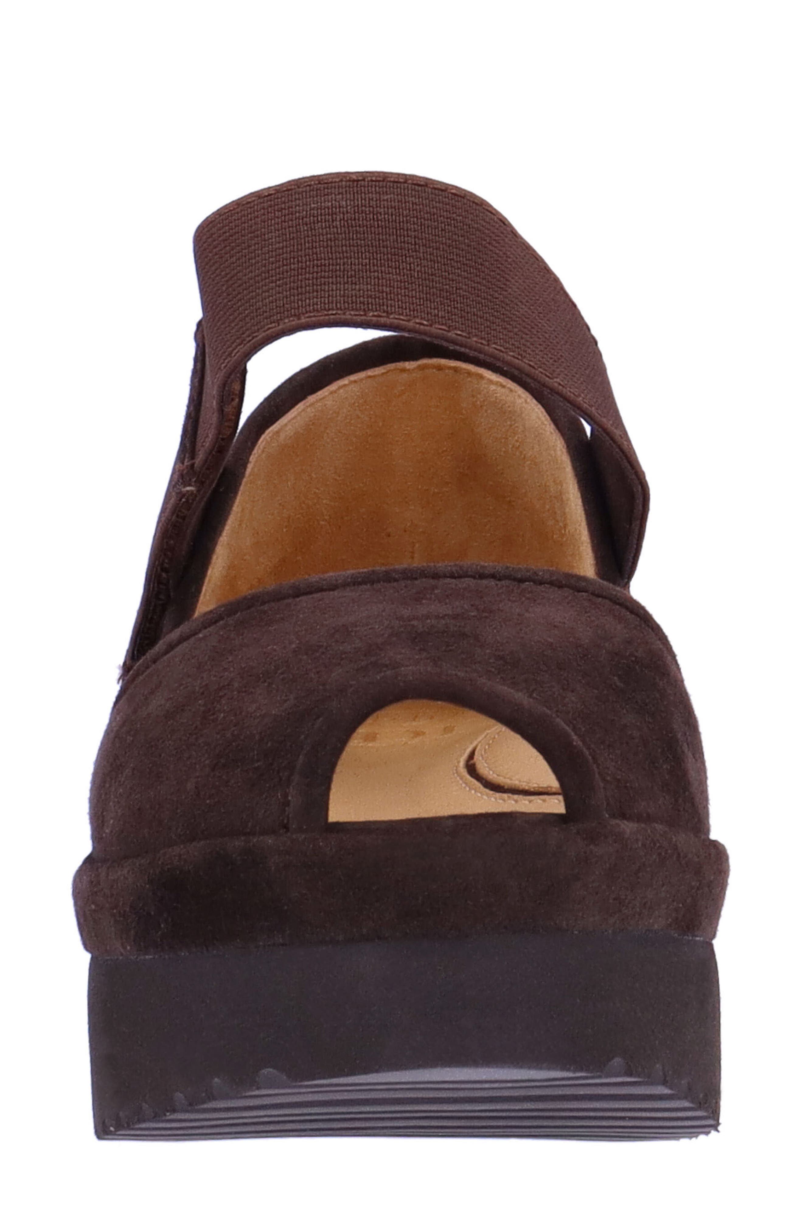 Amadour Platform Sandal, Alternate, color, CHOCOLATE