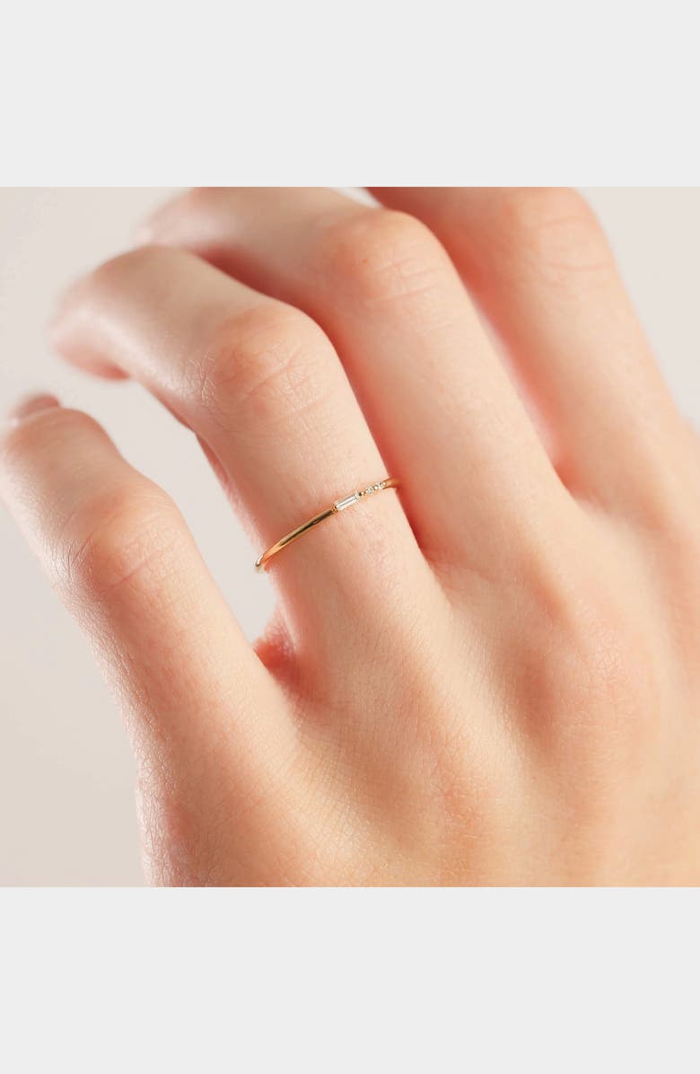 MADE BY MARY Nova Diamond Ring, Alternate, color, 14K Solid Gold