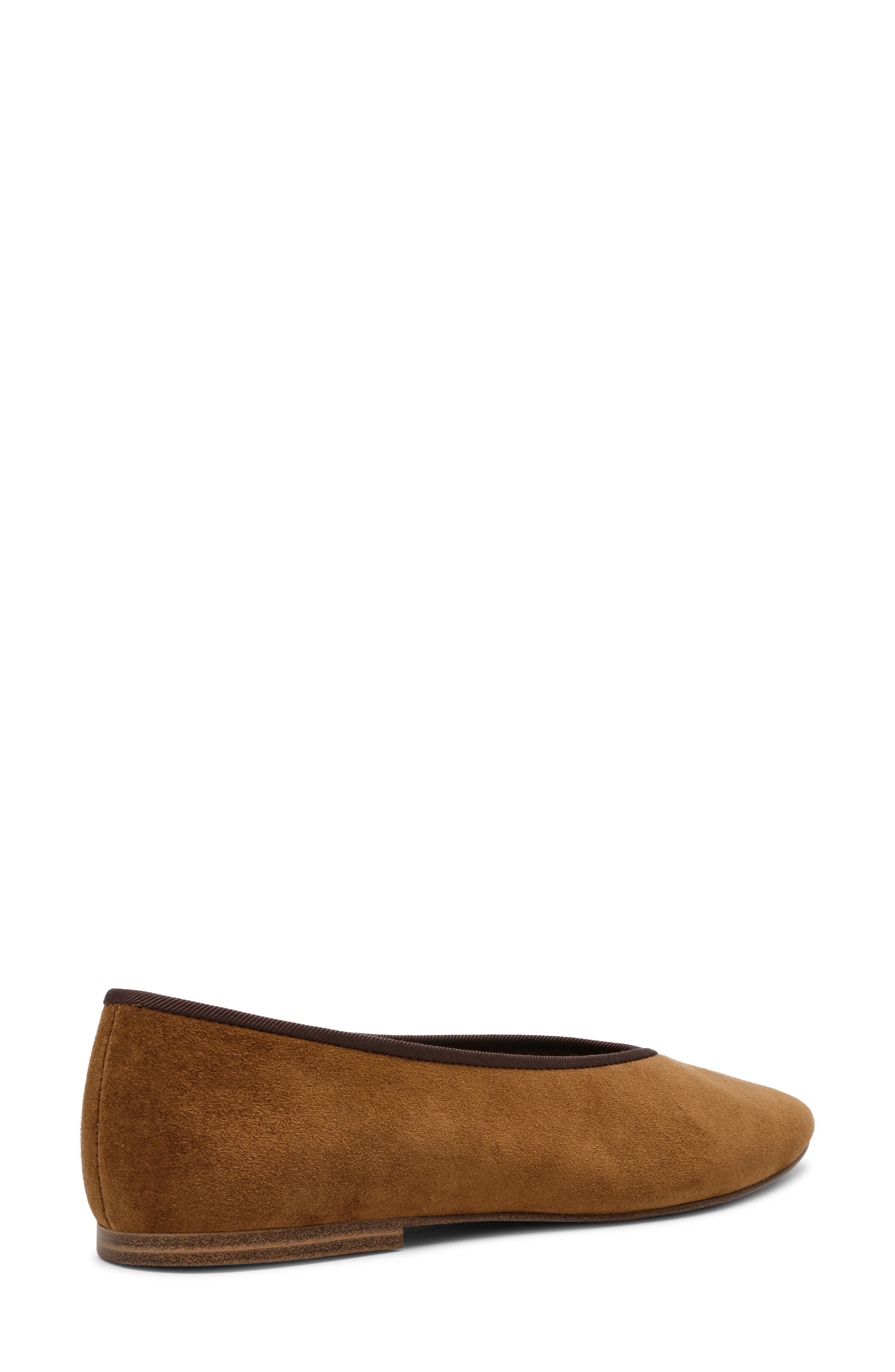 Steve Madden Pipa Ballet Flat, Alternate, color, Chestnut Suede