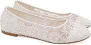Kailee P Baba Crochet Lace Ballet Flats