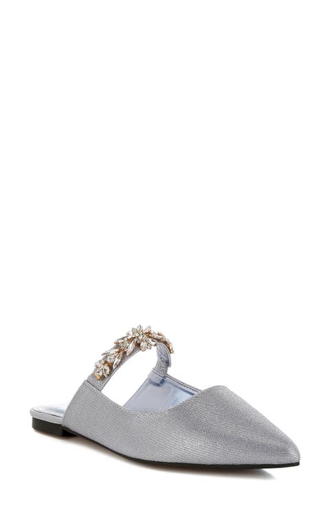 Magnum Crystal Strap Mule (Women)