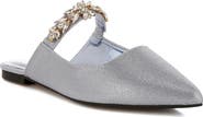 Rag & Co Magnum Crystal Strap Mule