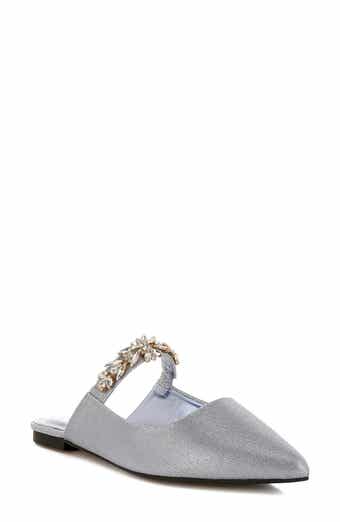 Rag & Co Magnum Crystal Strap Mule