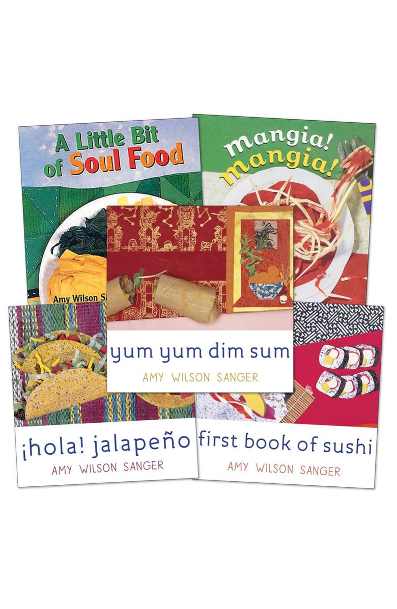 Kaplan Early Learning Company A World of Food Board Books - Set of 5, Main, color, Multicolor