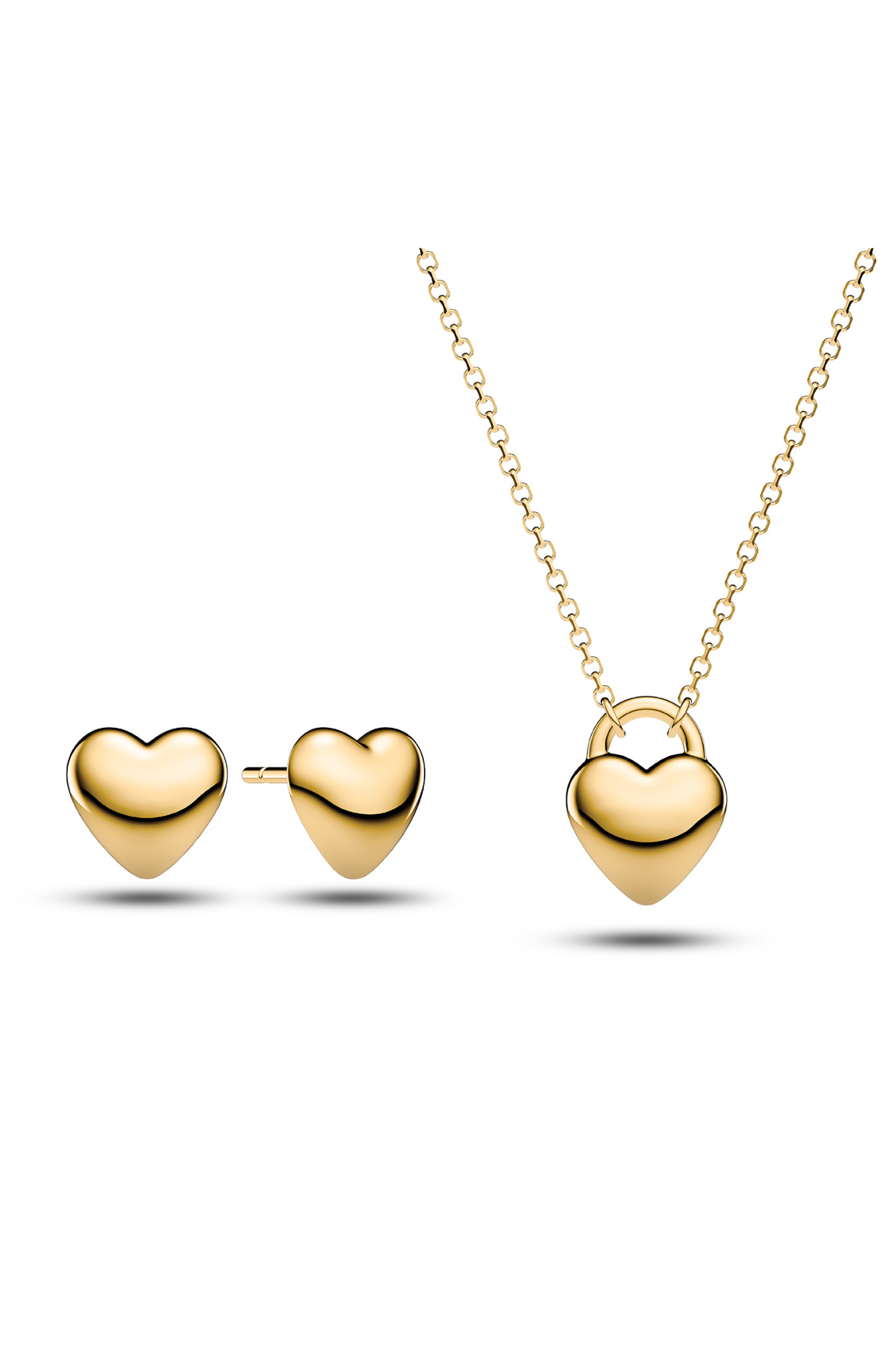 18K gold plated/White