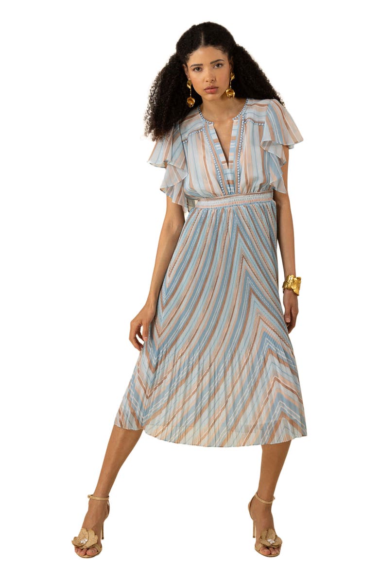 Hale Bob Della Charmeuse Maxi Dress, Main, color,