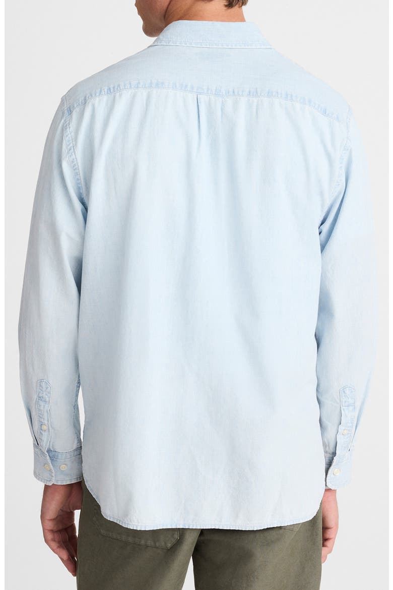 Chambray Work Shirt, Alternate, color, OLSON