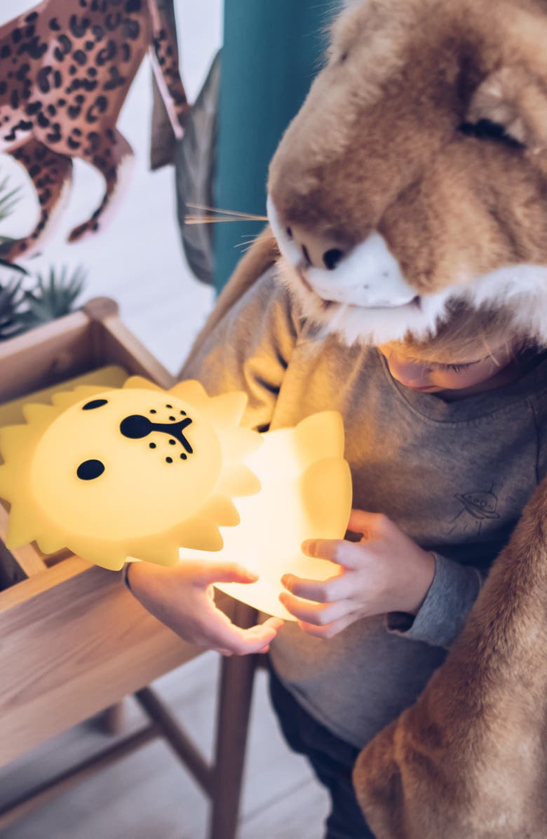 Mr Maria Lion First Rechargeable Portable Nightlight, Alternate, color, Yellow