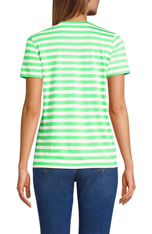 Lands' End Relaxed Supima Cotton V-neck T-shirt