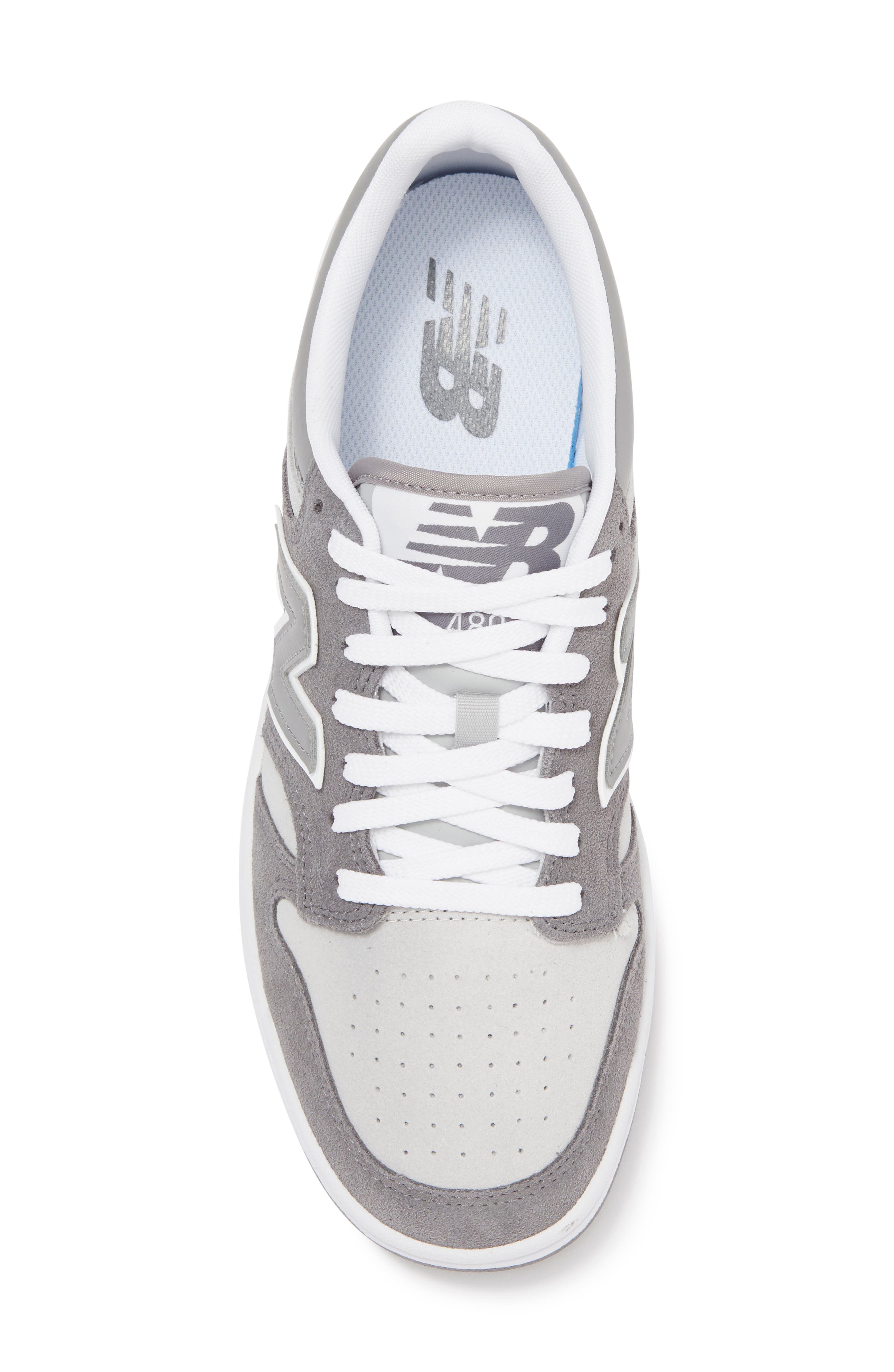 New Balance 480 Basketball Sneaker, Alternate, color, Castlerock/ Shadow Grey