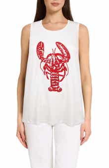 CARIBBEAN JOE The Everyday Embroidered Lobster Tank