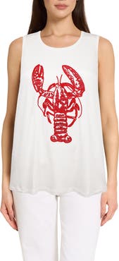 CARIBBEAN JOE The Everyday Embroidered Lobster Tank