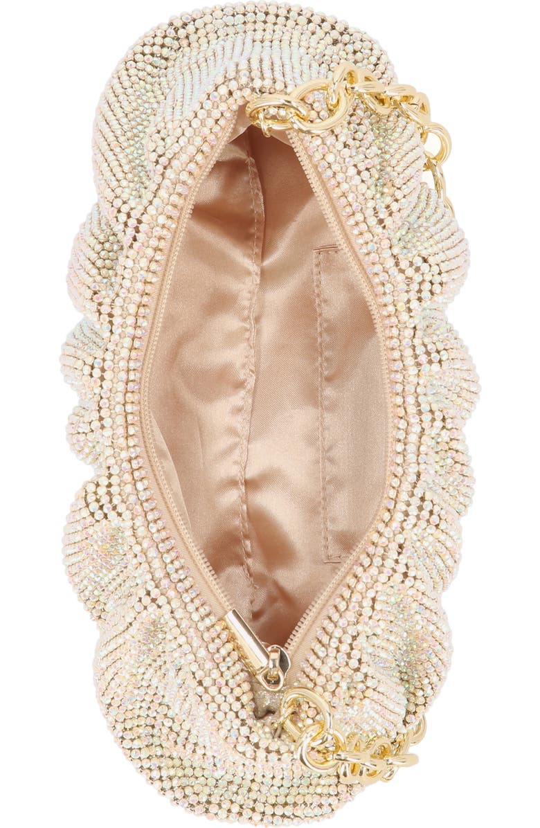 Nixie Crystal Mesh Clutch