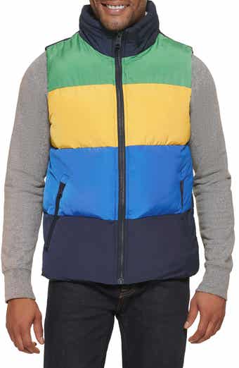 Tommy Hilfiger Water Resistant Colorblock Puffer Vest