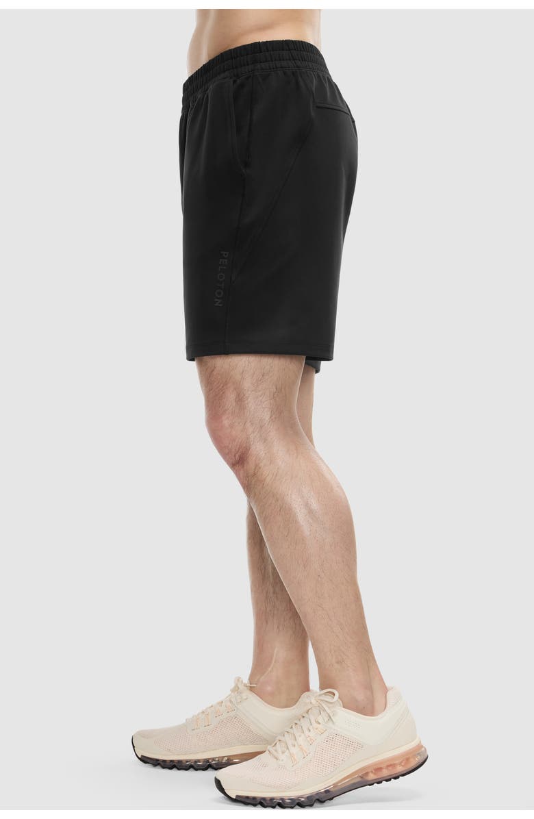 Peloton 7" Cadent Paneled Short, Alternate, color, Black