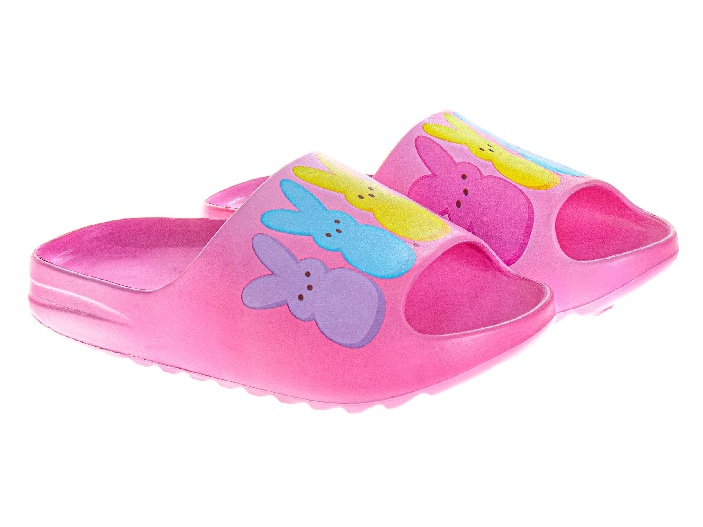 Slides for Ladies - Lightweight Slip-On Casual Comfort Dual Size, Main, color, Pink