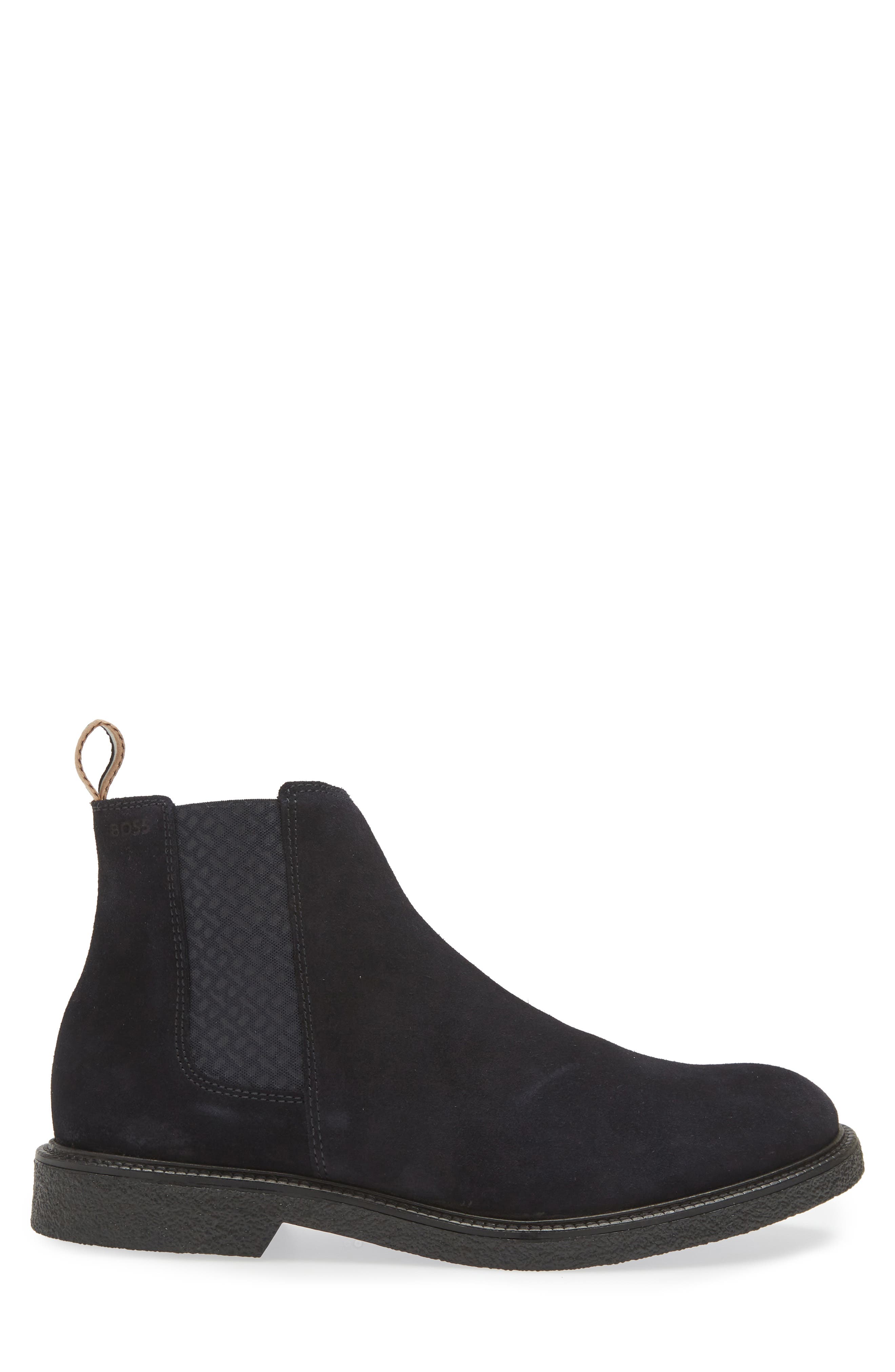 BOSS Tunley Chelsea Boot, Alternate, color, Dk Bu