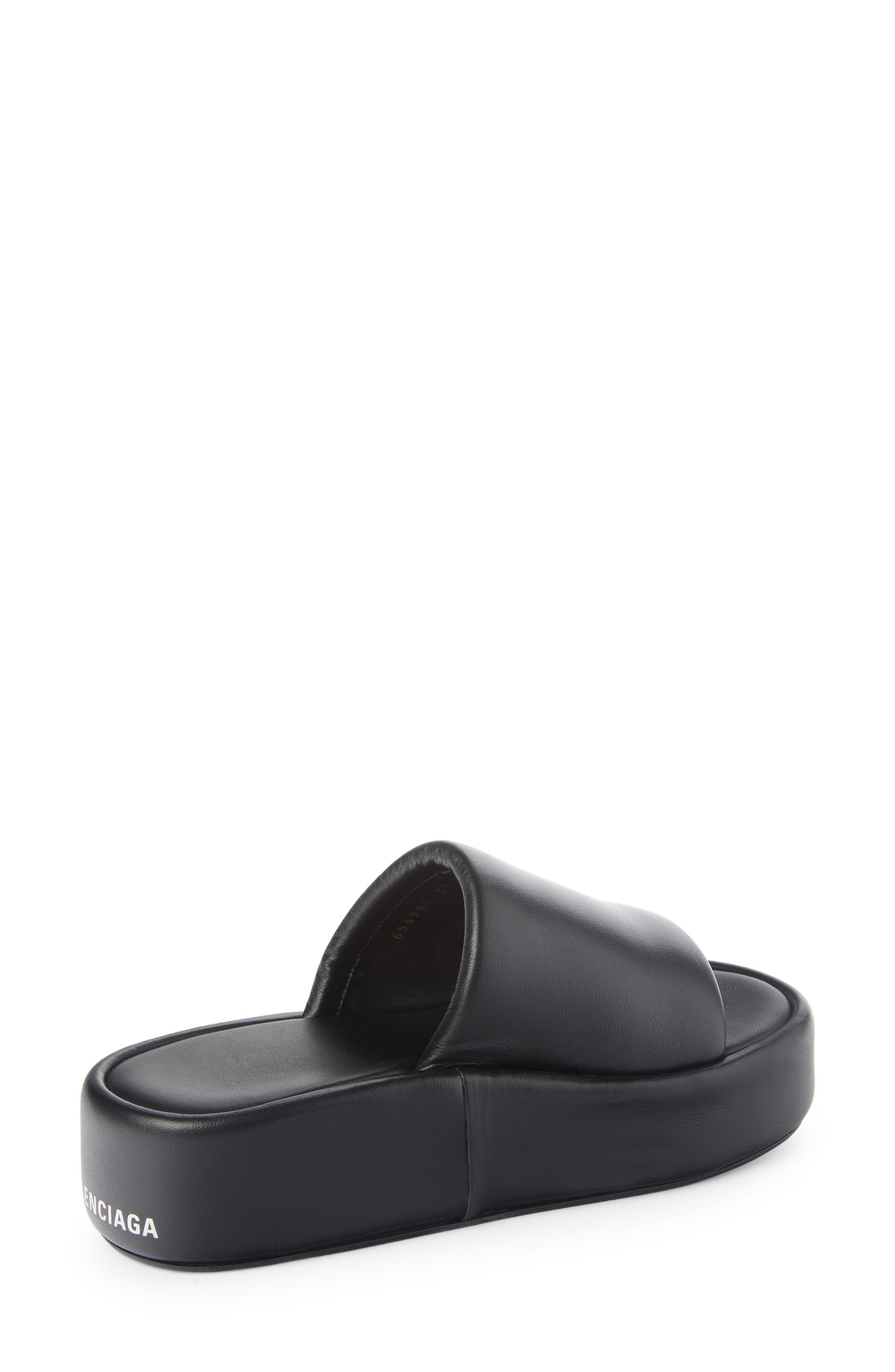 Balenciaga Rise Platform Slide Sandal, Alternate, color, 