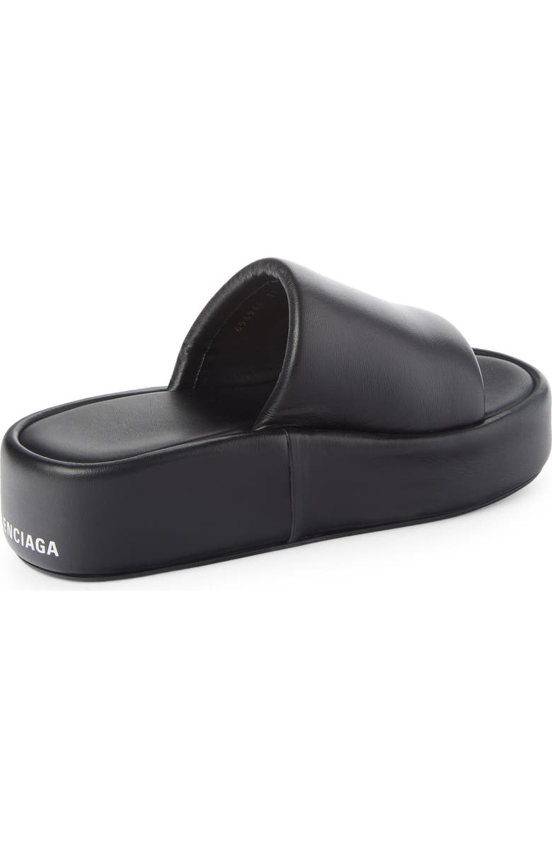 Balenciaga Rise Platform Slide Sandal, Alternate, color,