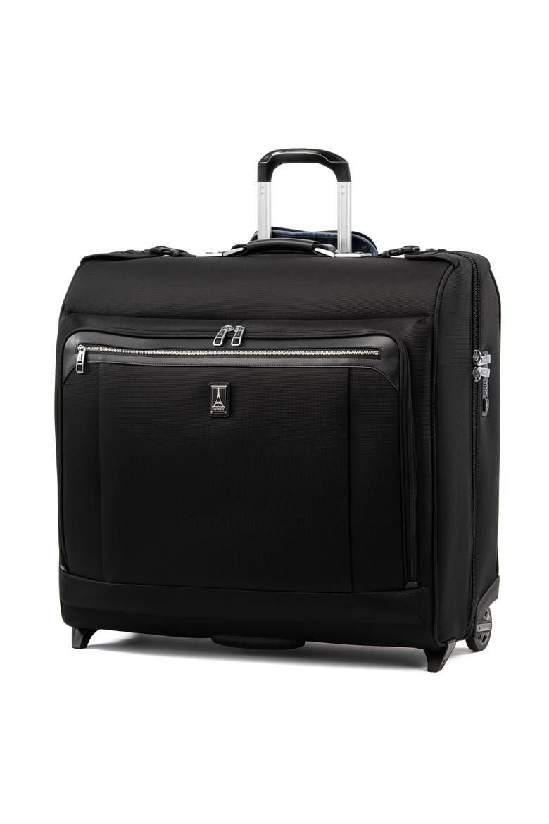 Platinum Elite 50" Rolling Garment Bag, Alternate, color, Shadow Black
