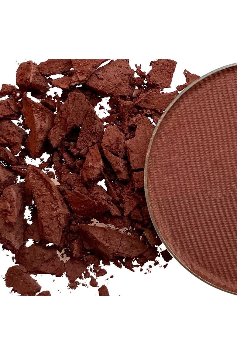 Pressed Powder Eye Shadow Single, Alternate, color, matte maroon brown