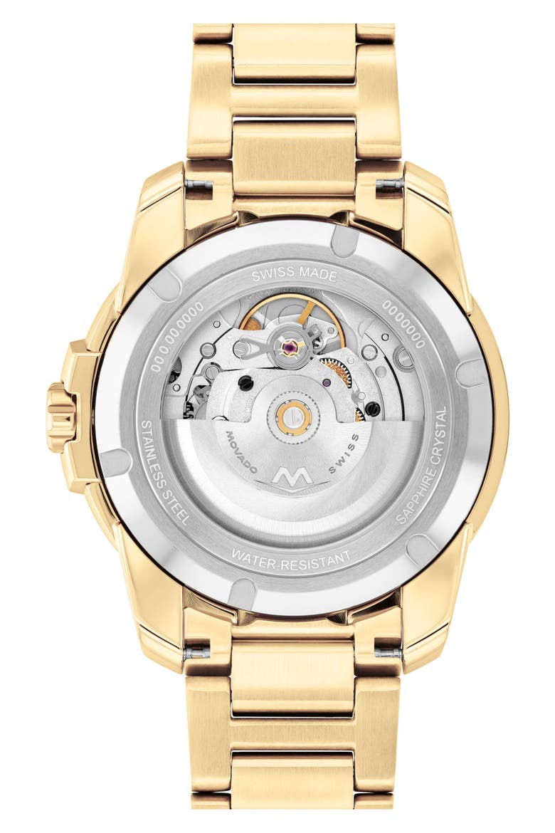 Bold Verso Automatic Bracelet Watch, 41mm, Alternate, color, GRAY