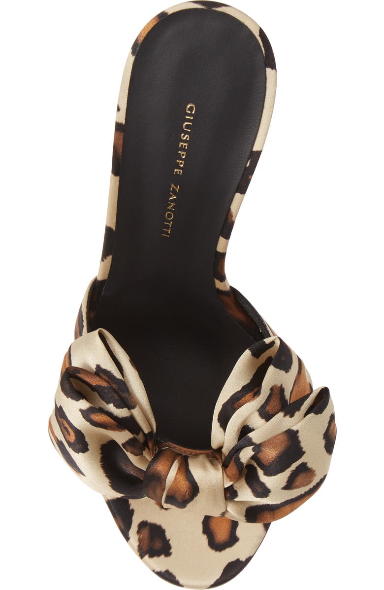 Giuseppe Zanotti Big Bow Slide Sandal, Alternate, color,
