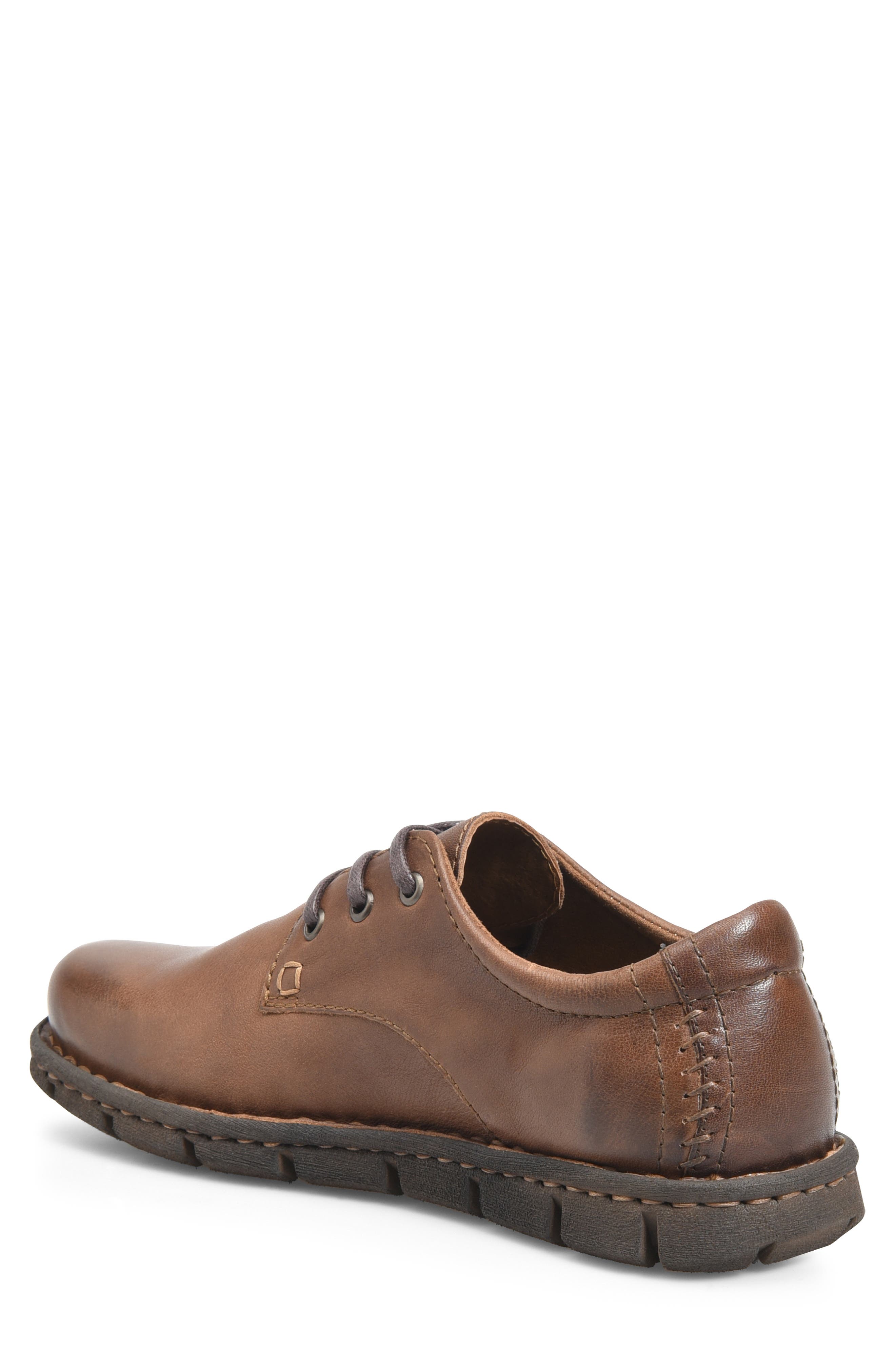 Soledad Plain Toe Derby, Alternate, color, BROWN LEATHER