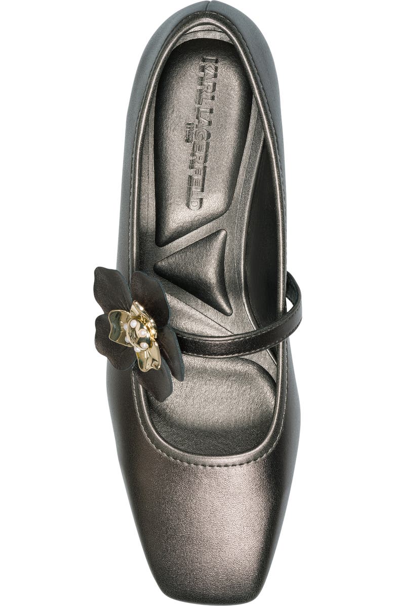 KARL LAGERFELD PARIS Sidra Mary Jane Flat, Alternate, color, Canyon Brown