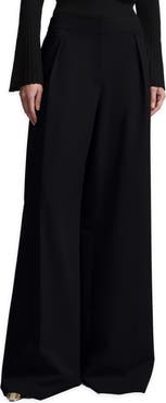 BCBGMAXAZRIA Tina Wide Leg Pleated Pants