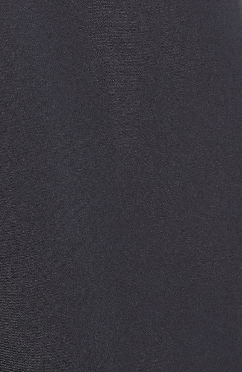 LoveShackFancy Kennedi Bow Minidress, Alternate, color, Black