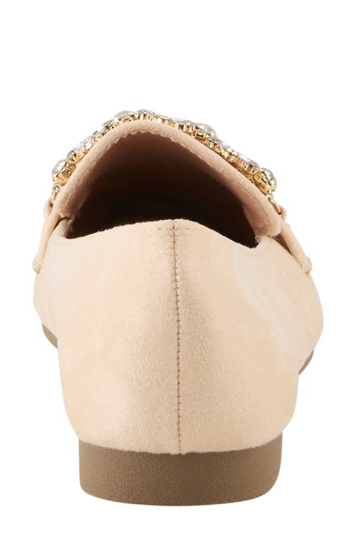 Patrizia By Spring Step Kanina Rhinestone Loafer In Beige