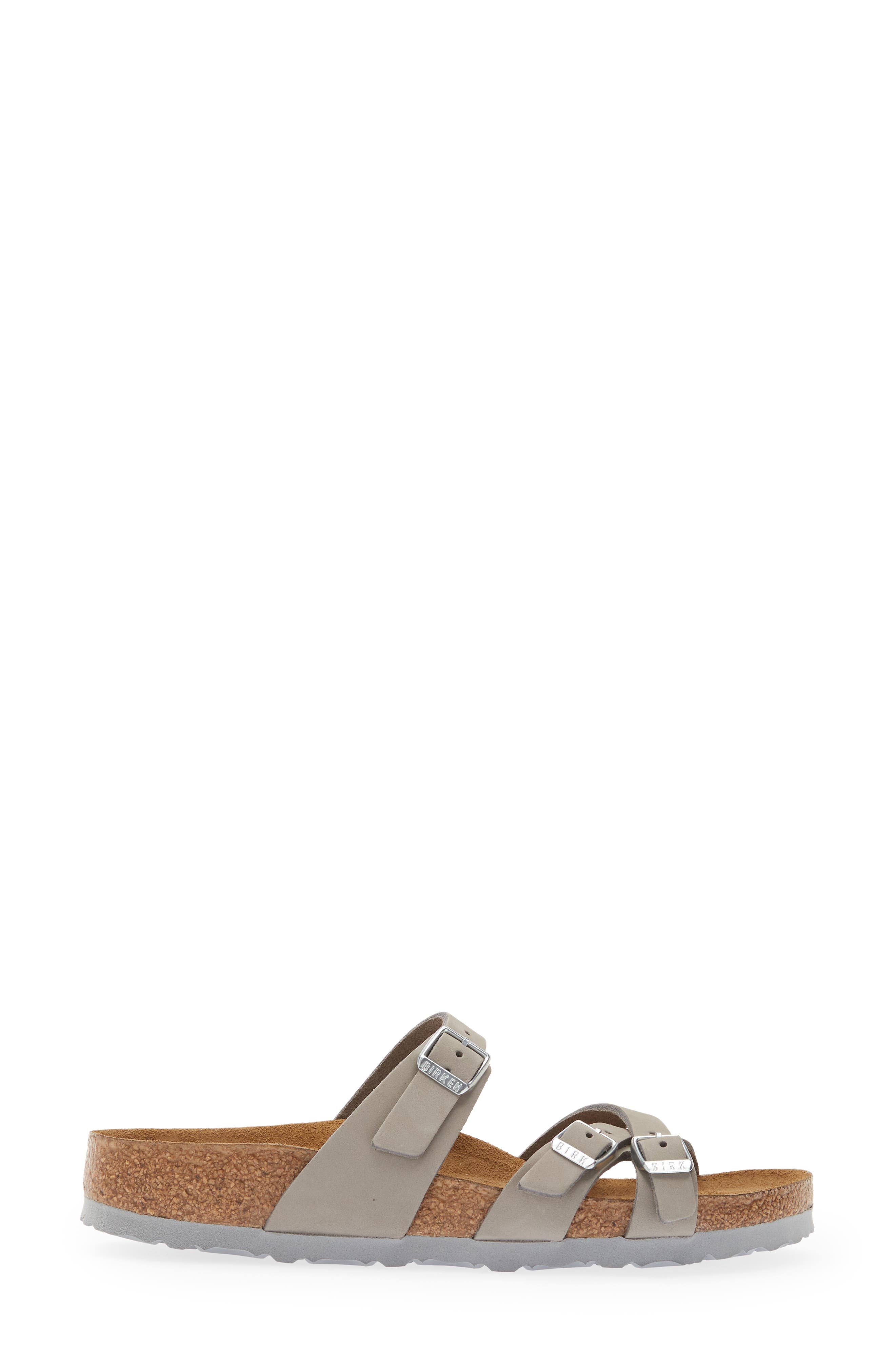 Franca Soft Footbed Slide Sandal, Alternate, color, DOVE GRAY