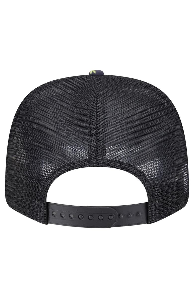 New Era Men's New Era Black Minnesota Twins Adventure Drinks Pattern 9SEVENTY Stretch-Snap Hat, Alternate, color, Navy