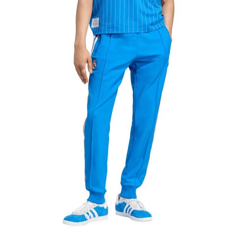 Men's adidas Blue Real Madrid Lifestyler Track Pants