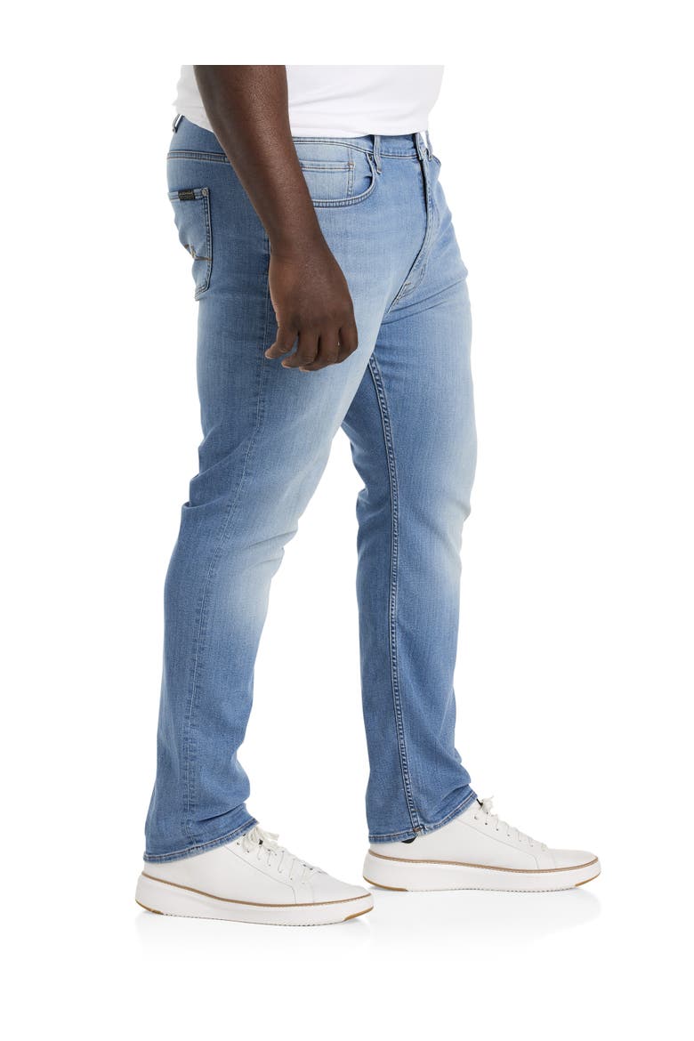 Big & Tall Light Wash Jeans, Alternate, color, PACIFIC BLUE
