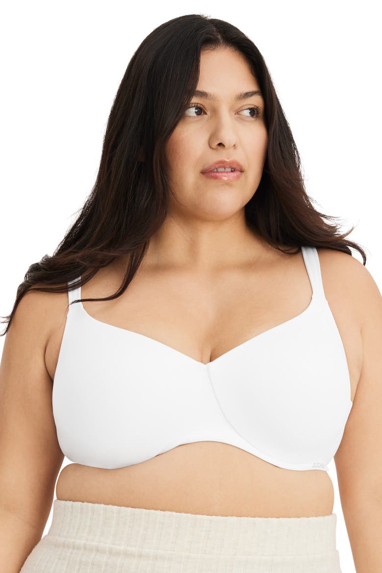 Women's Cushion Wire Full Coverage Bra, Main, color, White